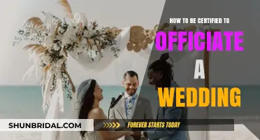How to Get Certified to Officiate a Wedding Legally