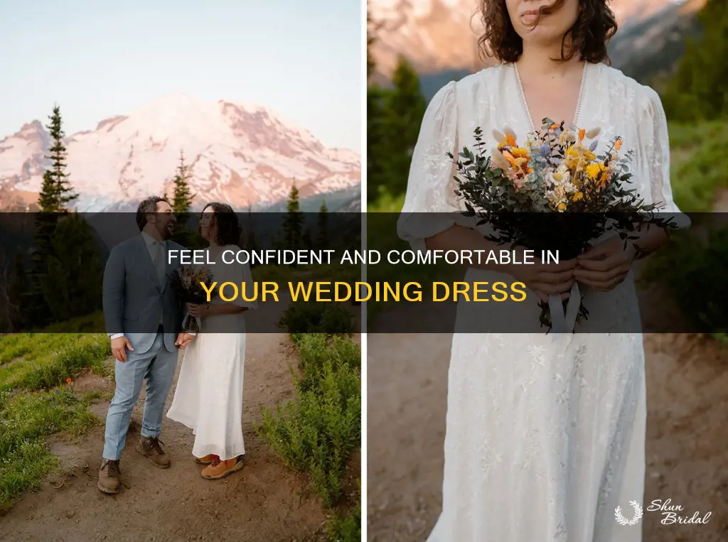 how to be comfortable in your wedding dress