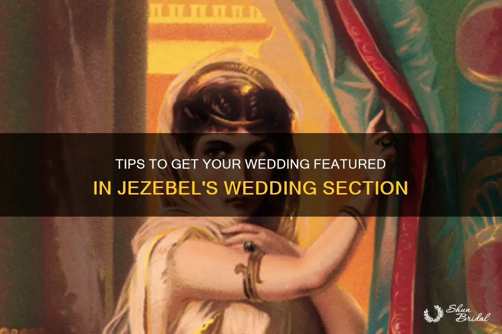 how to be featured in jezzebel wedding section