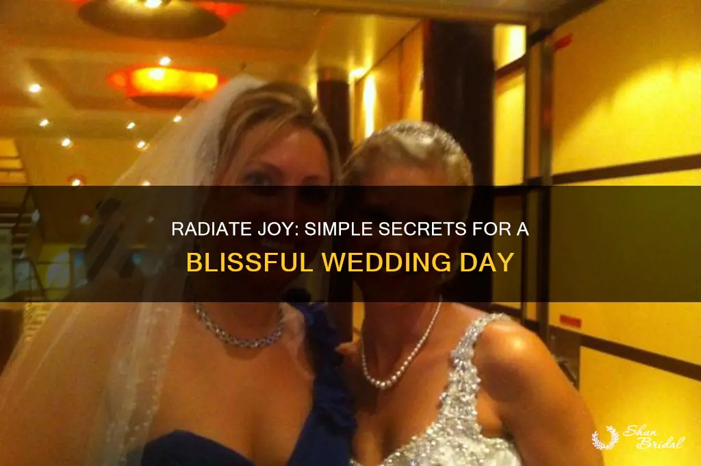 how to be happy on wedding day
