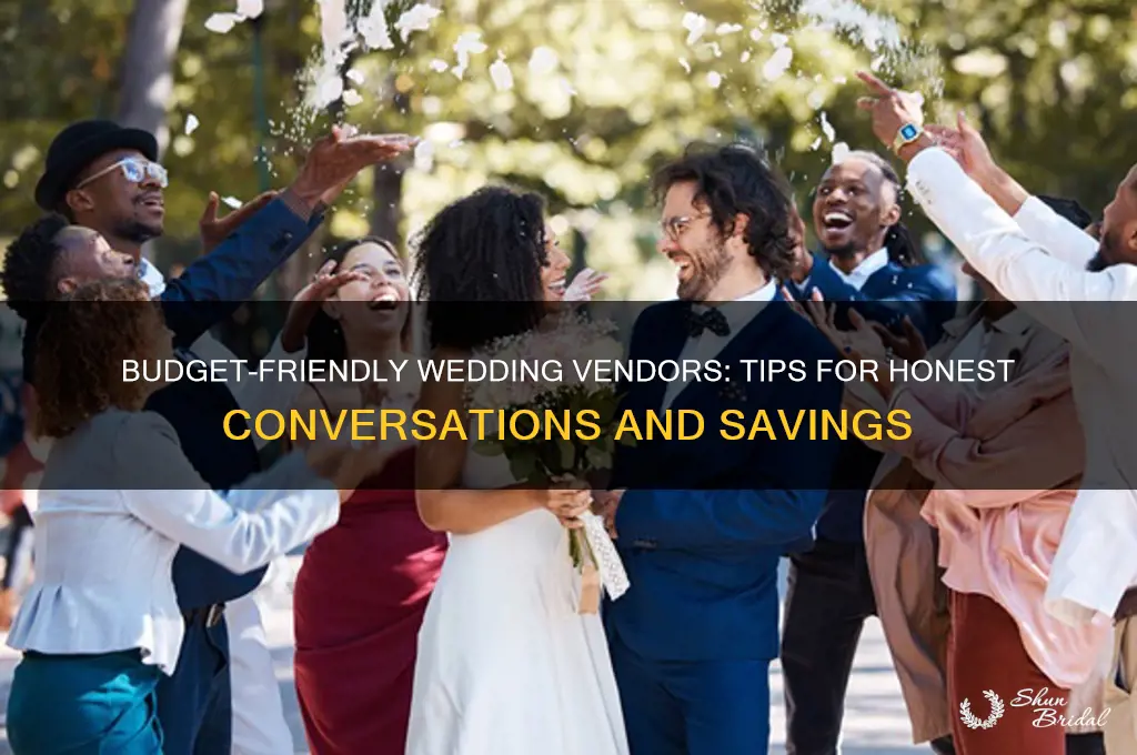 how to be honest about your budget wedding vendor