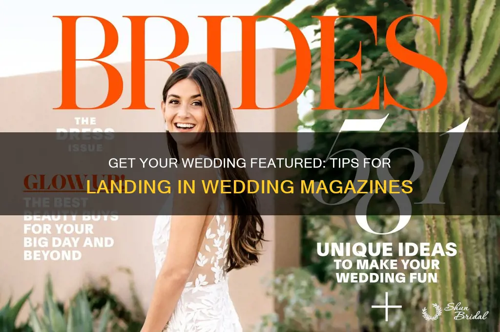 how to be in a wedding magazine