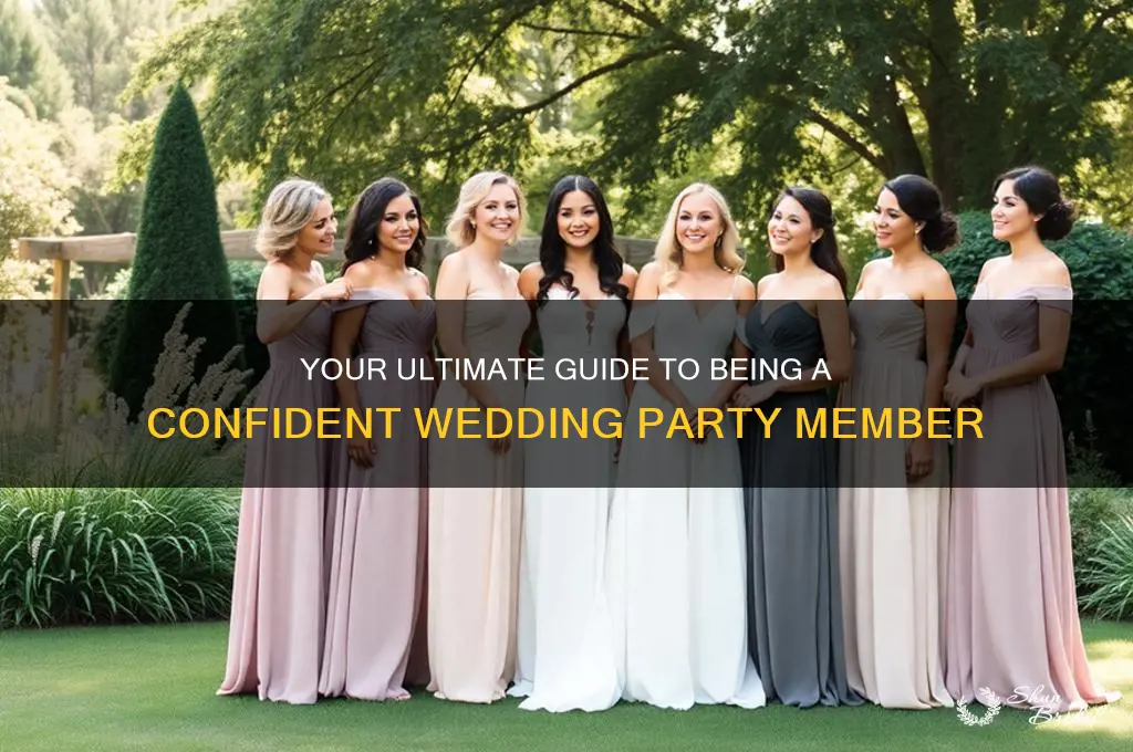 how to be in a wedding party