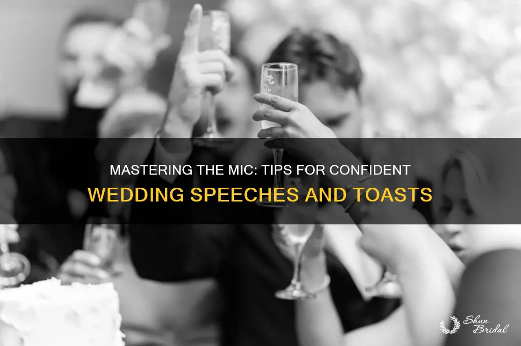 how to be more outgoing on the microphone at weddings