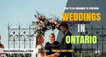 How to Get Ordained to Legally Perform Weddings in Ontario