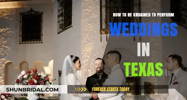 Get Ordained in Texas: A Step-by-Step Guide to Officiating Weddings