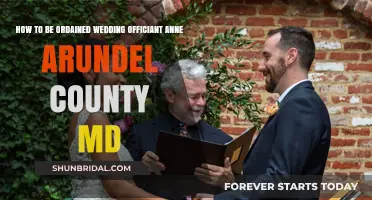 Become an Ordained Wedding Officiant in Anne Arundel County, MD