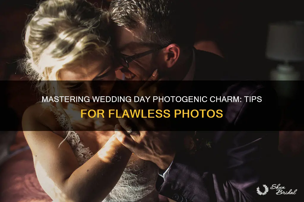 how to be photogenic on your wedding day