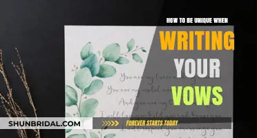 Crafting Unforgettable Vows: Tips to Make Your Wedding Promises Truly Unique