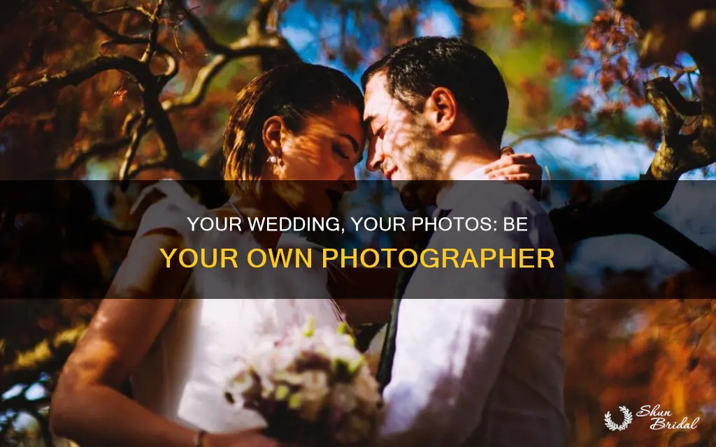 how to be your own wedding photographer