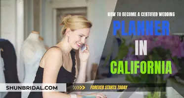 Get Certified: Become a Wedding Planner in California