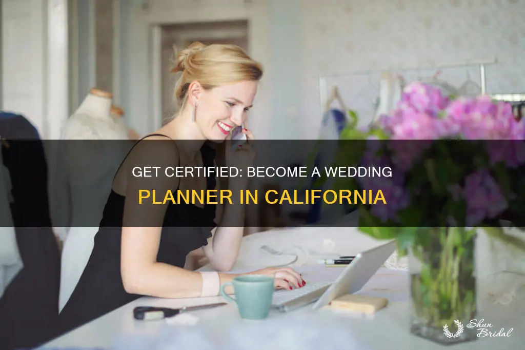 how to become a certified wedding planner in California