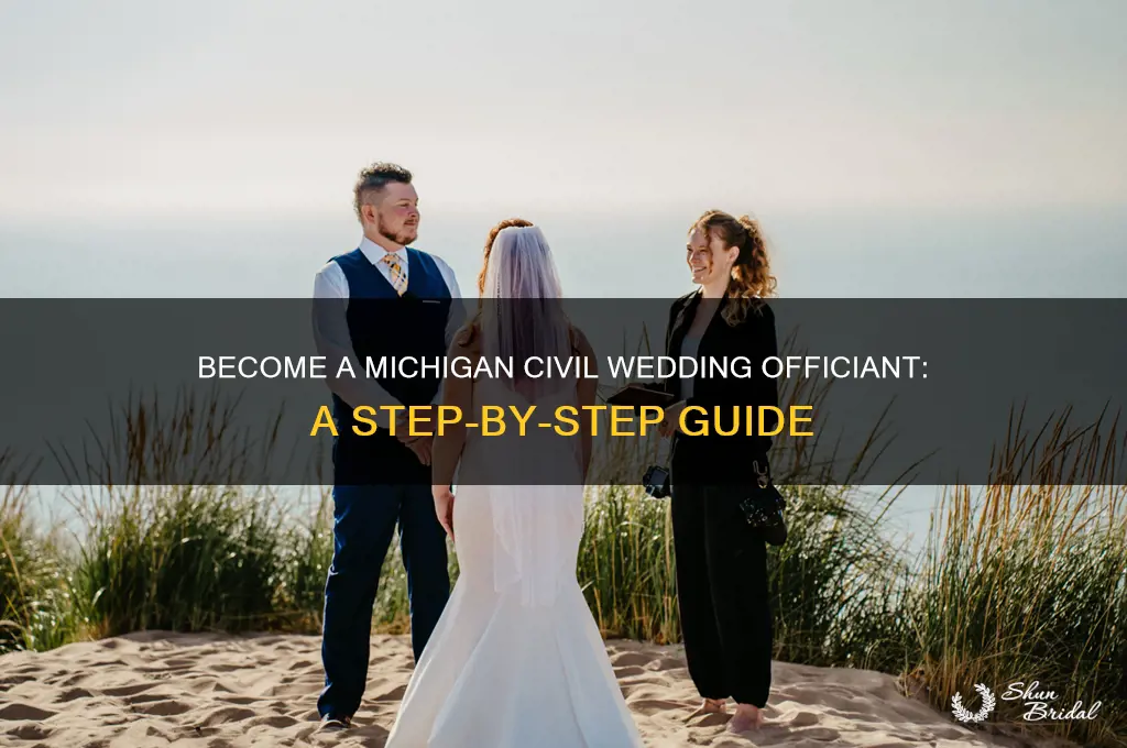 how to become a civil wedding officiant michigan
