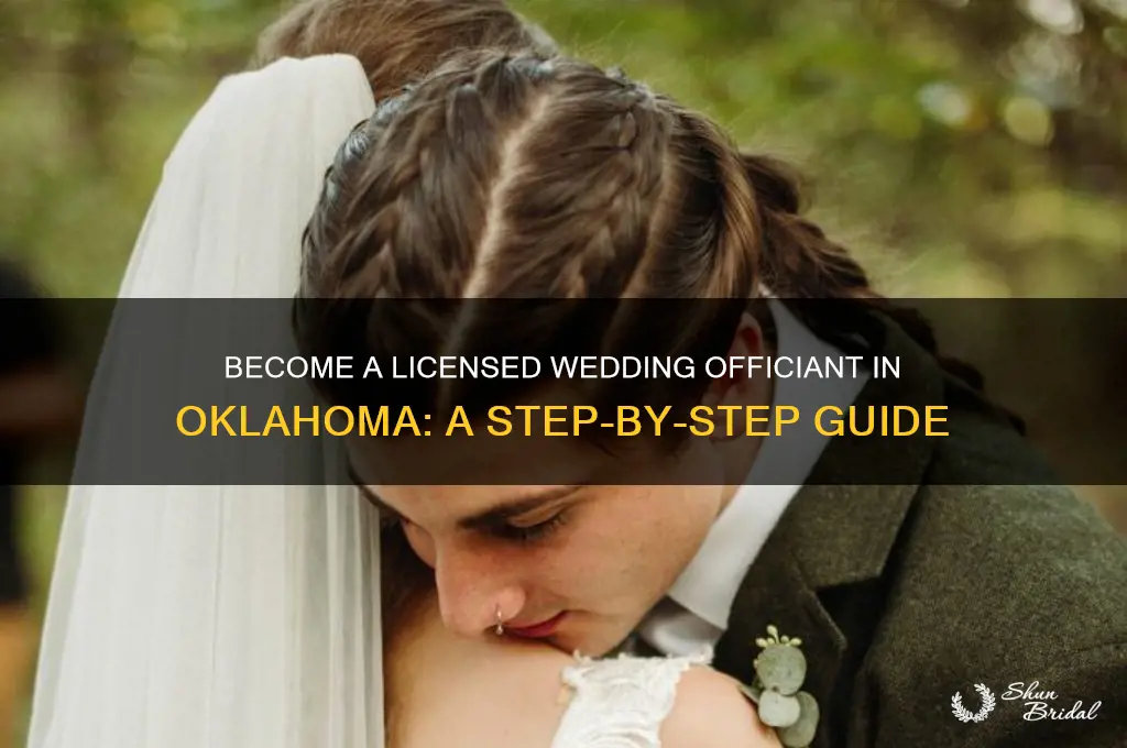 how to become a licensed wedding officiant in Oklahoma