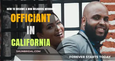 How to Become a Non-Religious Wedding Officiant in California