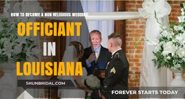 Guide to Becoming a Non-Religious Wedding Officiant in Louisiana