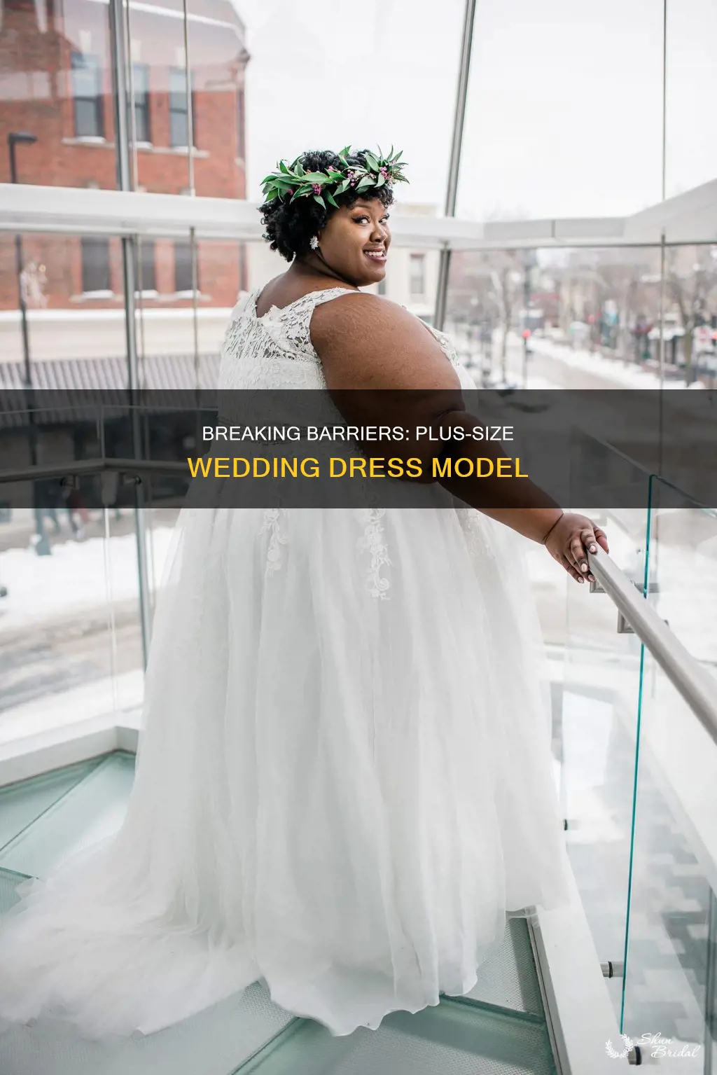 how to become a plus size wedding dress model