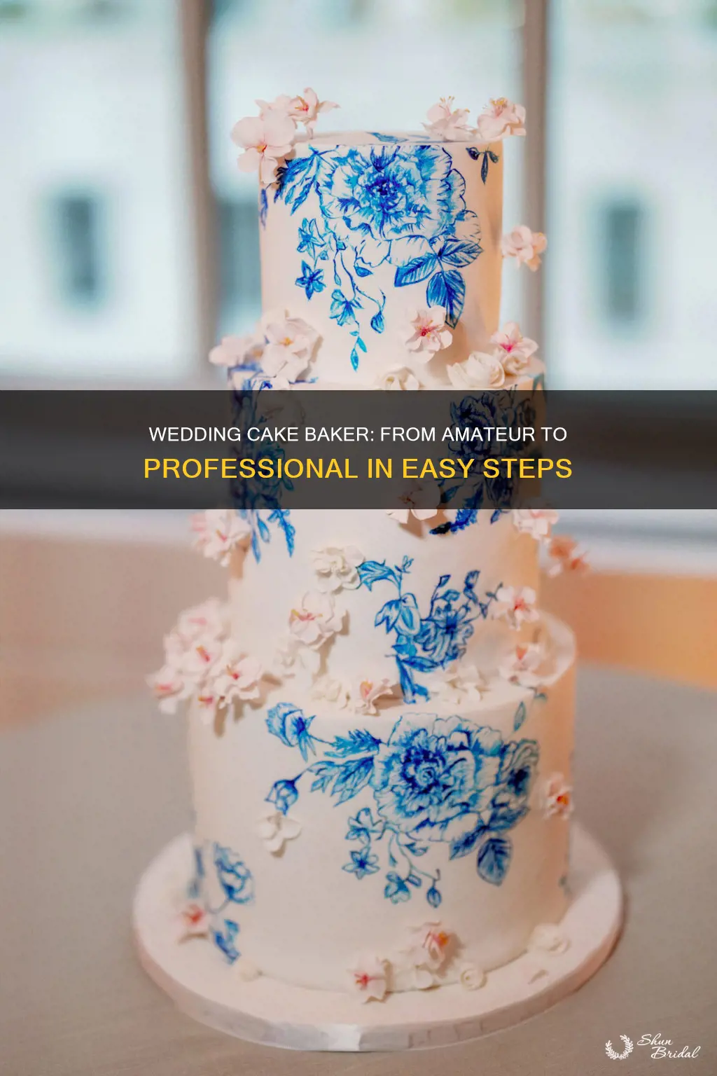 how to become a professional wedding cake baker