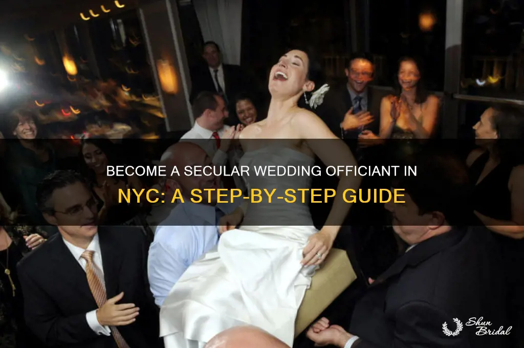 how to become a secular wedding officiant new york city