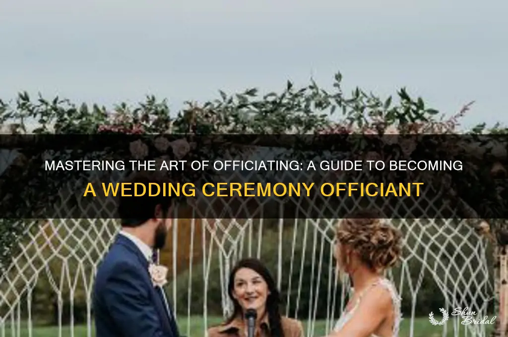 how to become a wedding ceremony officiant