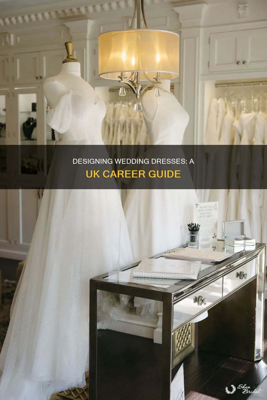 how to become a wedding dress designer uk