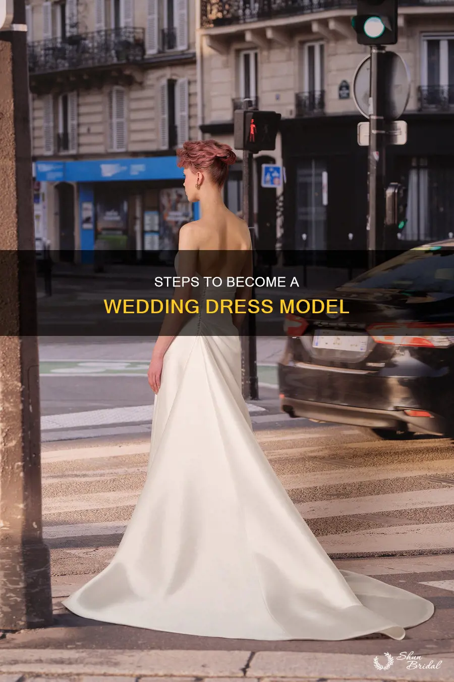 how to become a wedding dress model