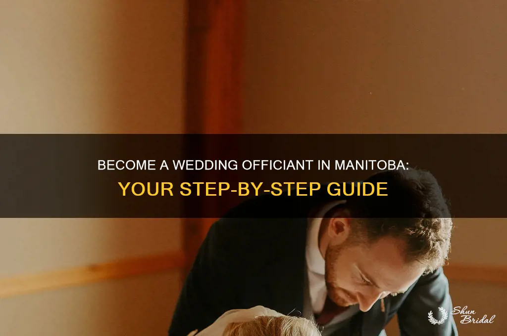 how to become a wedding officiant in manitoba