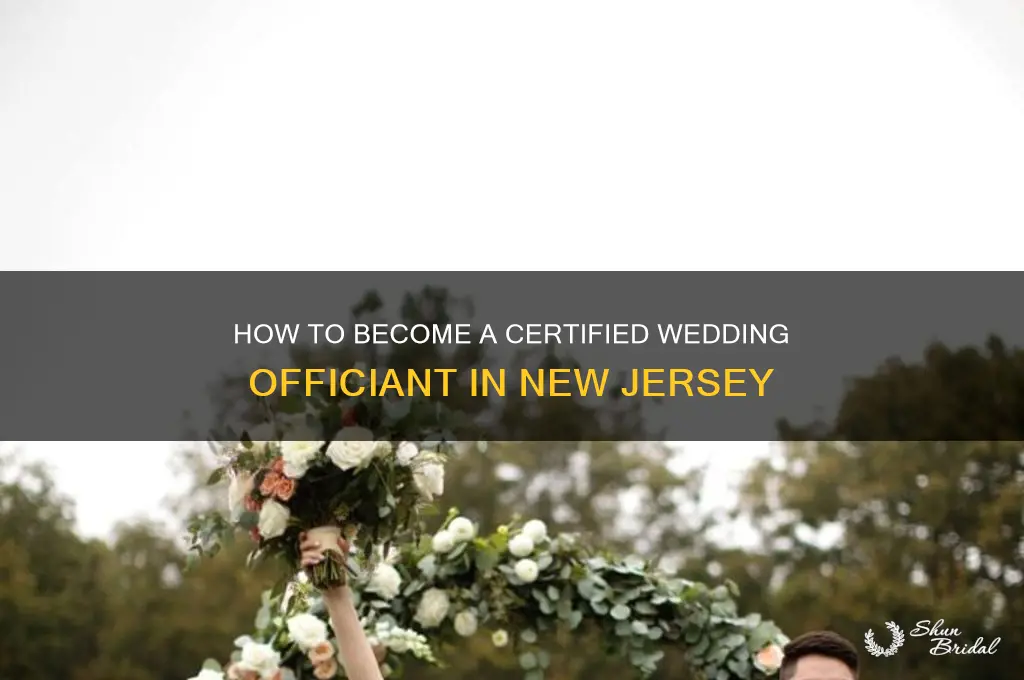 how to become a wedding officiant in nj