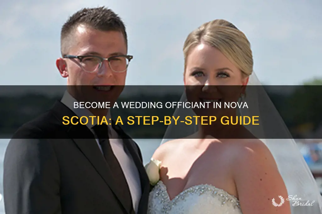 how to become a wedding officiant in nova scotia