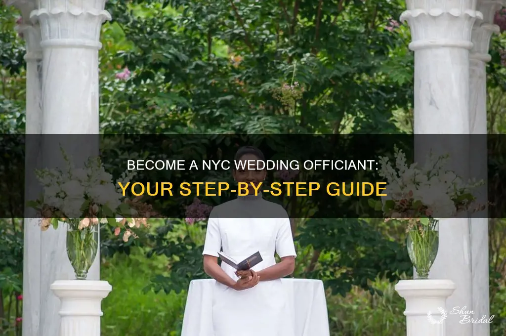 how to become a wedding officiant in nyc