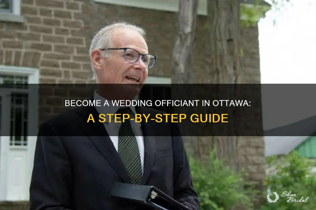 how to become a wedding officiant in ottawa