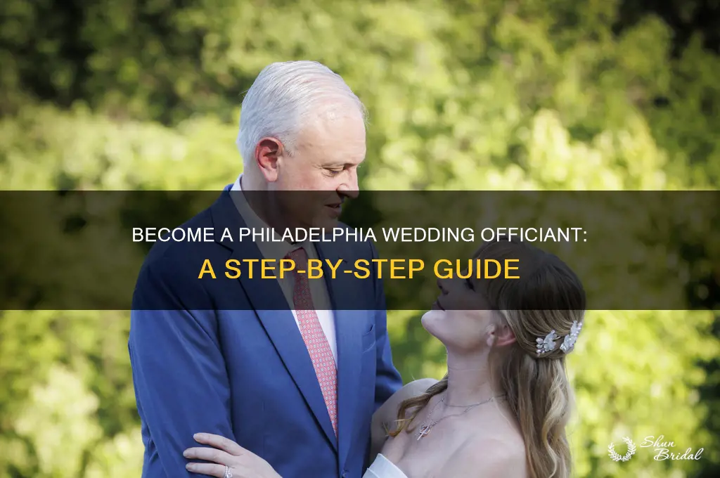 how to become a wedding officiant in philadelphia