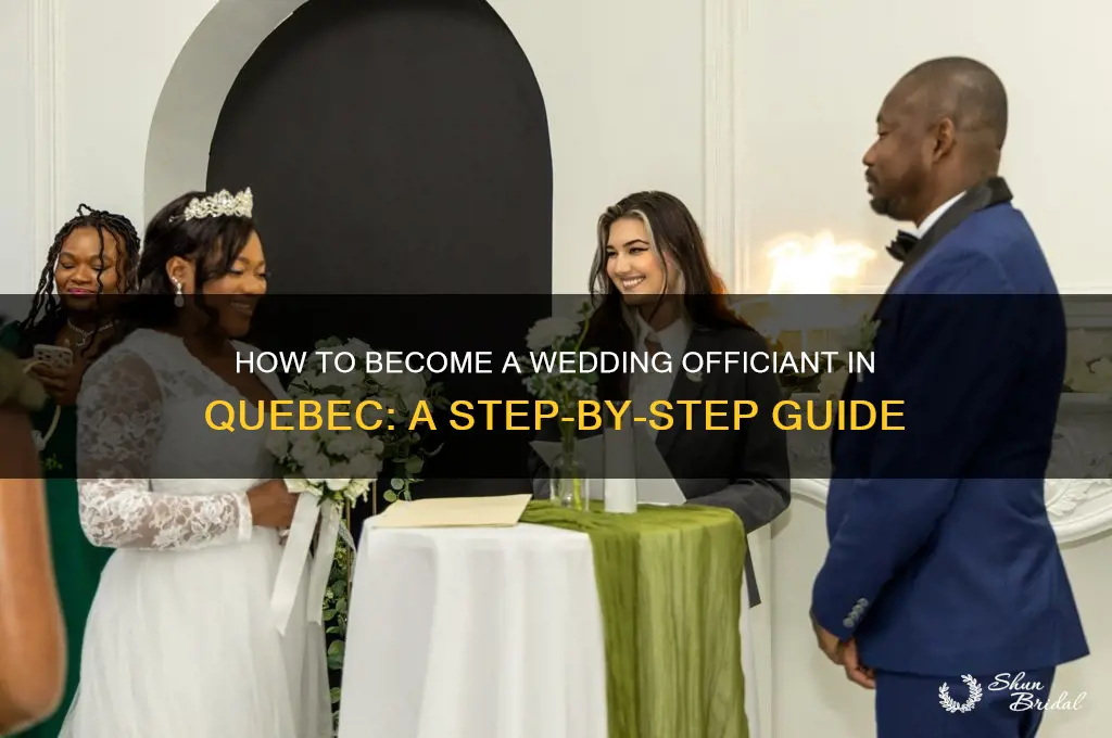 how to become a wedding officiant in quebec