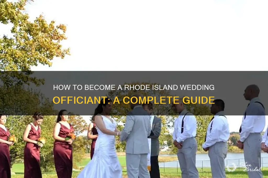 how to become a wedding officiant in rhode island