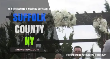 How to Become a Wedding Officiant in Suffolk County, NY
