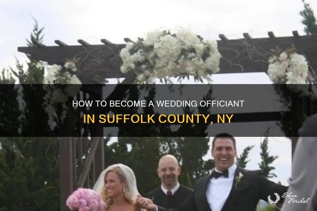 how to become a wedding officiant in suffolk county ny