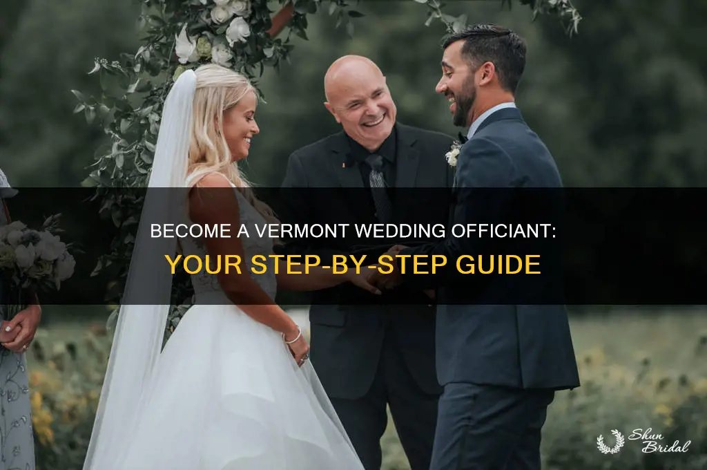 how to become a wedding officiant in vermont