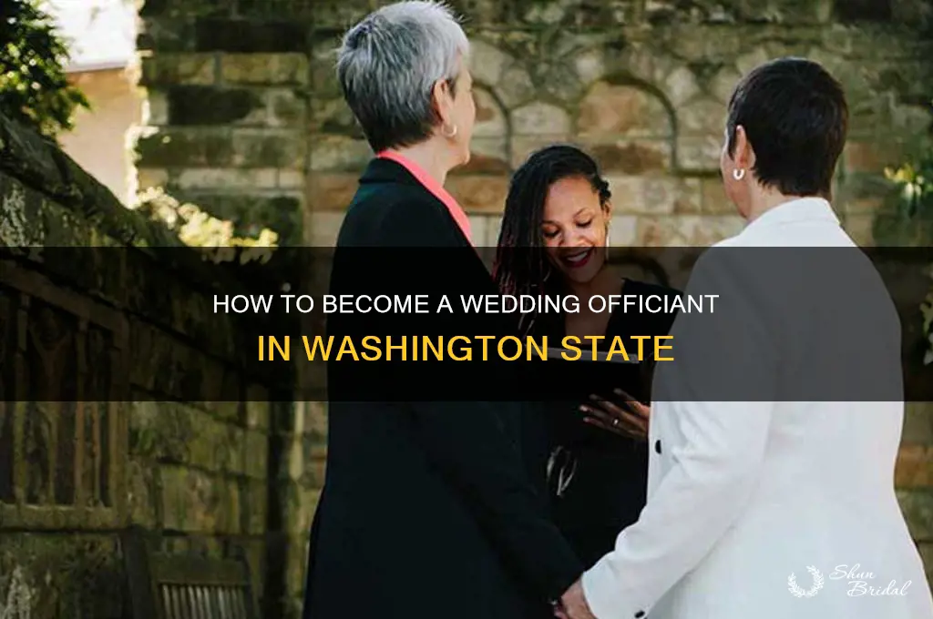 how to become a wedding officiant in Washington state