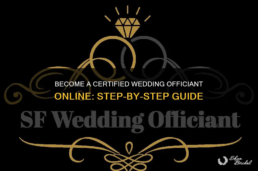 how to become a wedding officiant on line