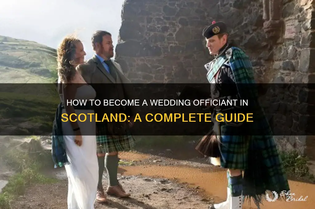 how to become a wedding officiant scotland