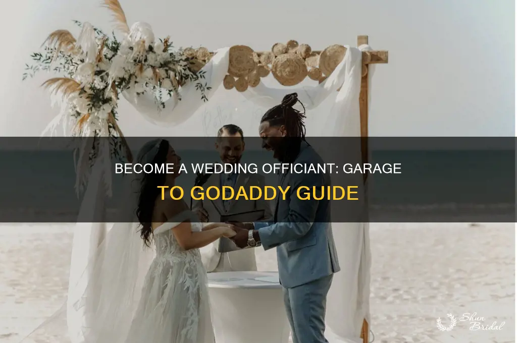 how to become a wedding officiant the garage godaddy