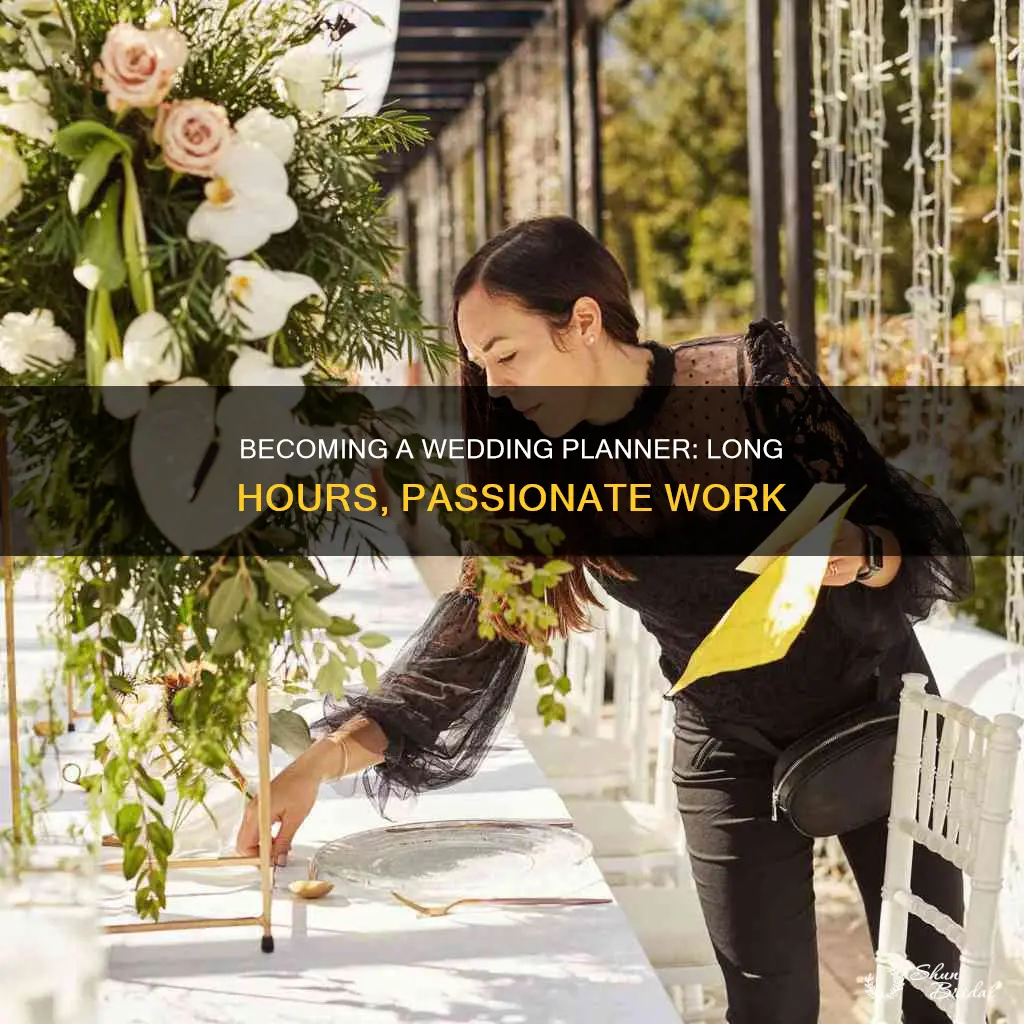 how to become a wedding planner long hours