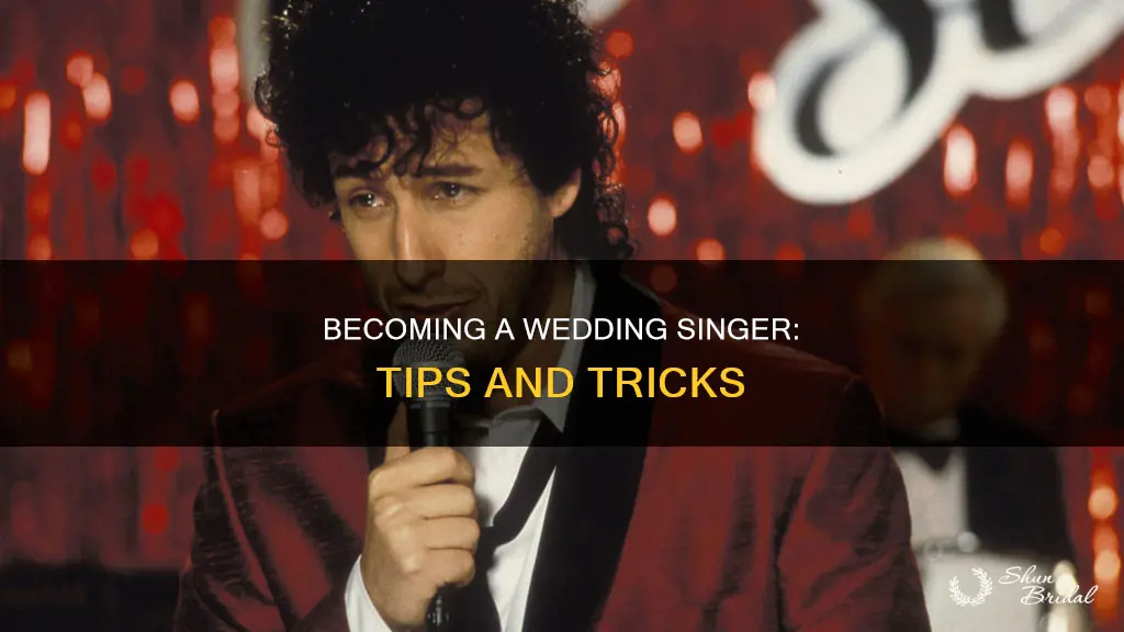 how to become a wedding singer