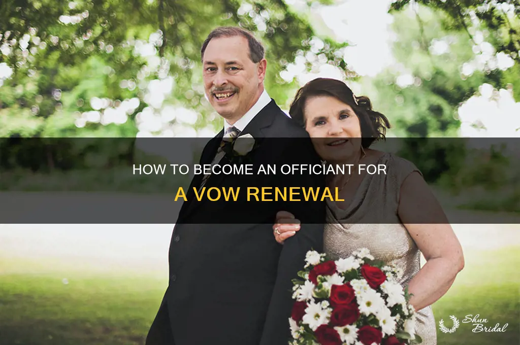 how to become an officiant for a vow renewal