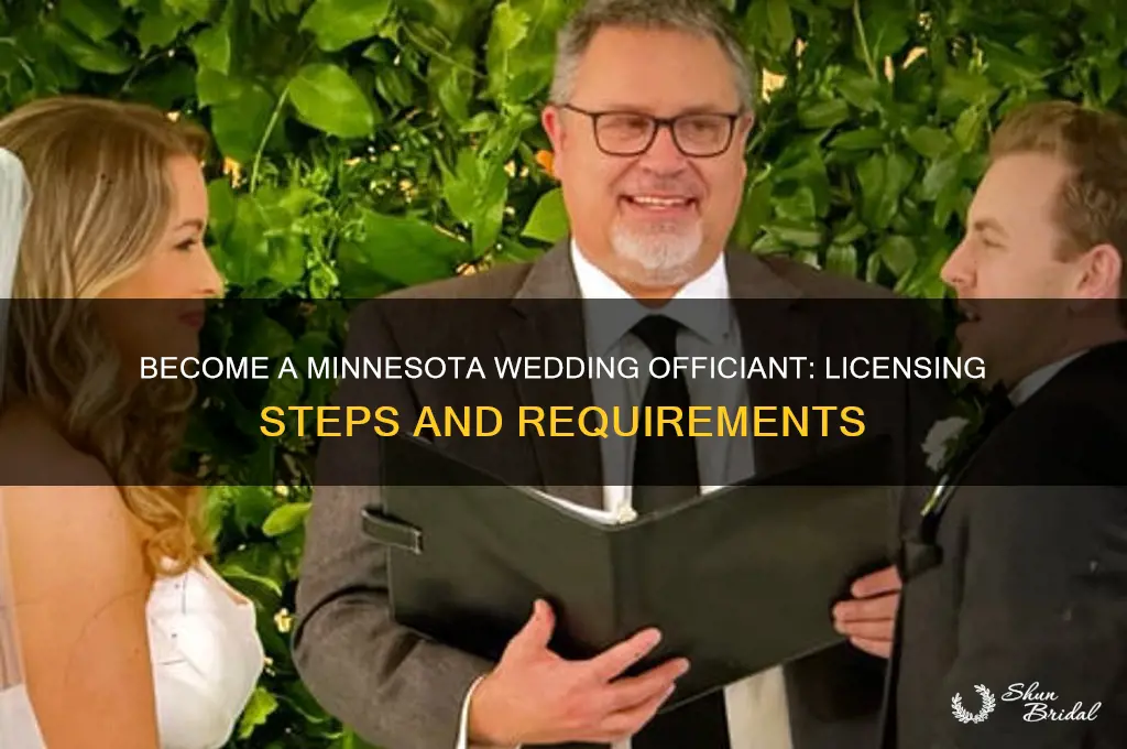 how to become licensed in mn to officiate weddings