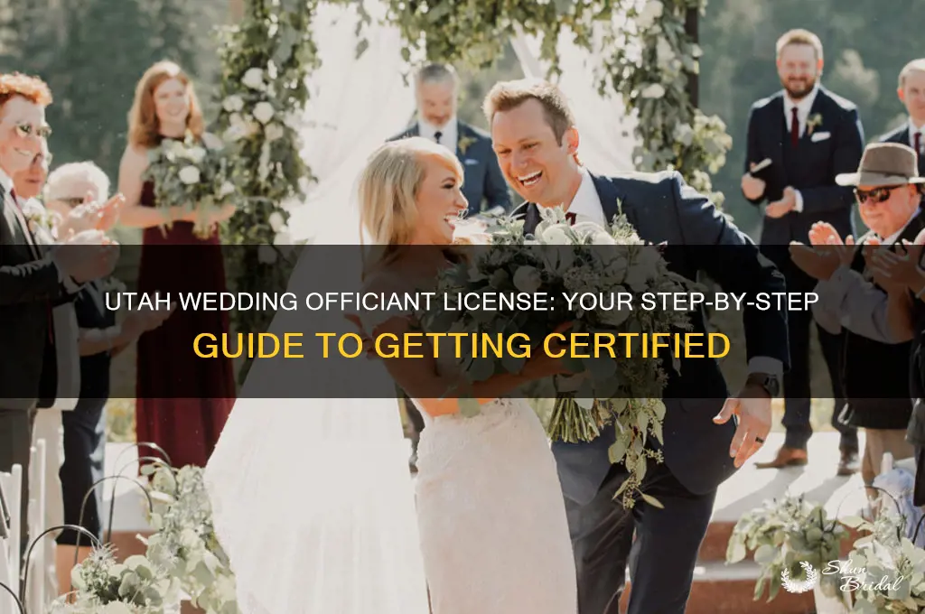 how to become licensed wedding officiant in Utah