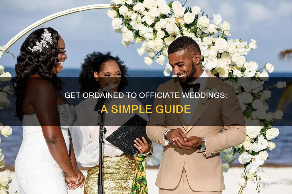 how to become ordained for weddings