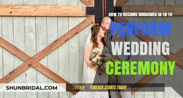 How to Get Ordained in Tennessee to Officiate Weddings