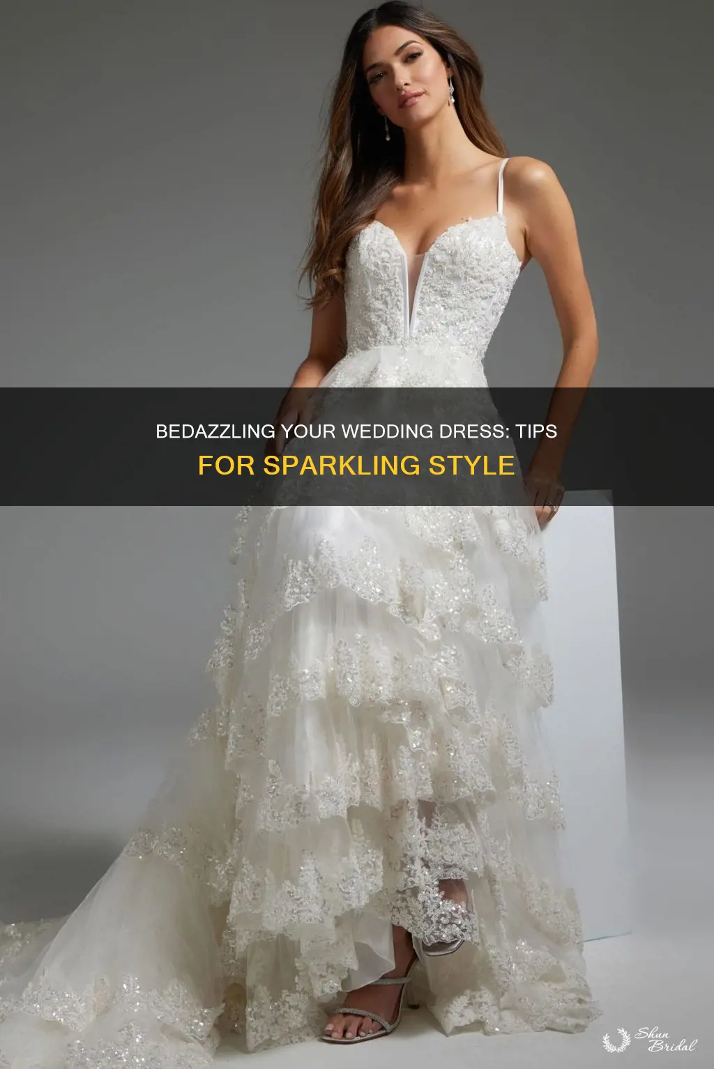 how to bedazzle a wedding dress