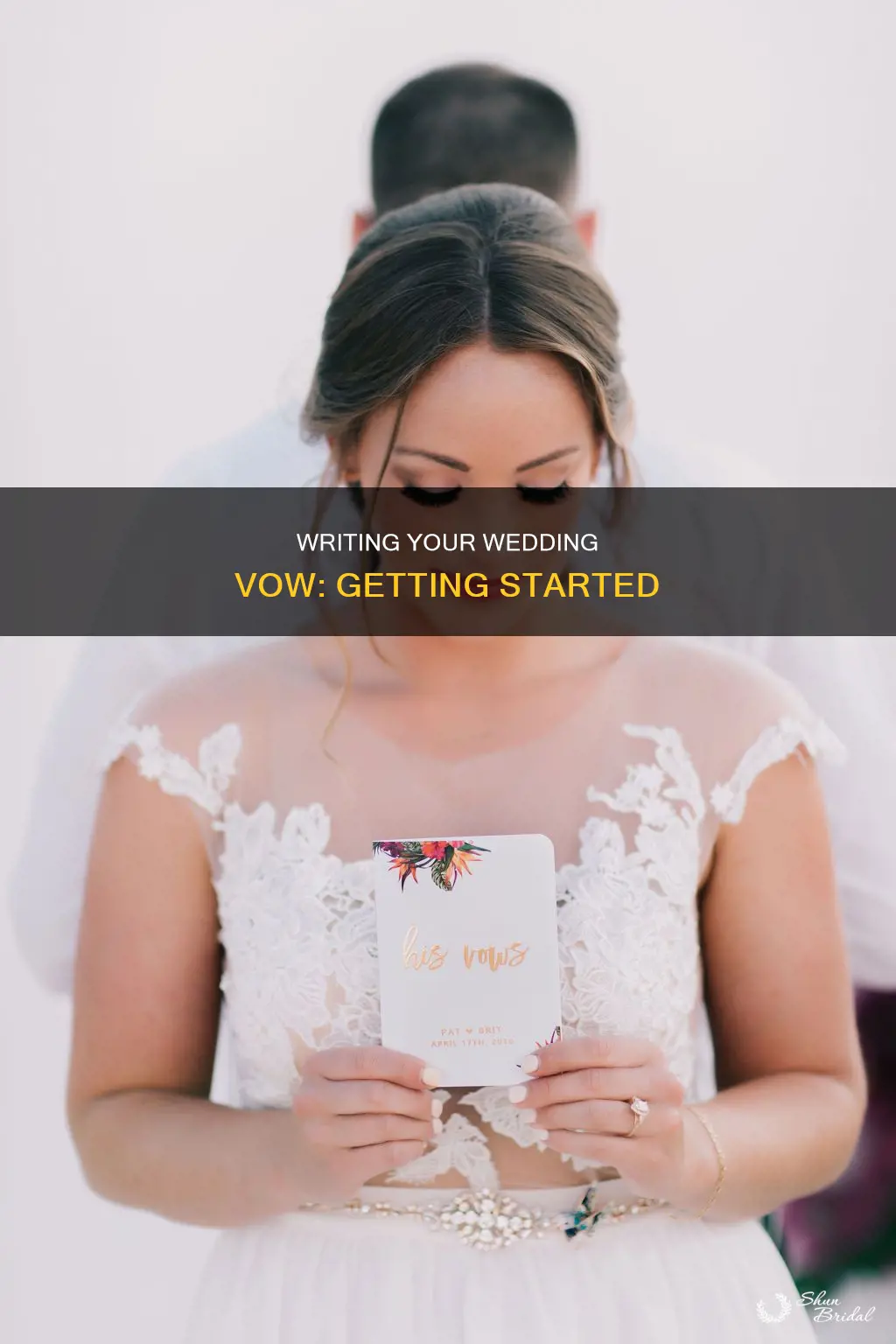 how to begin a wedding vow
